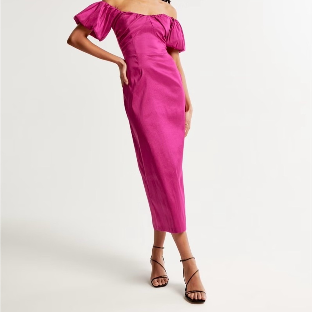 NWT Abercrombie Off-Shoulder Dress